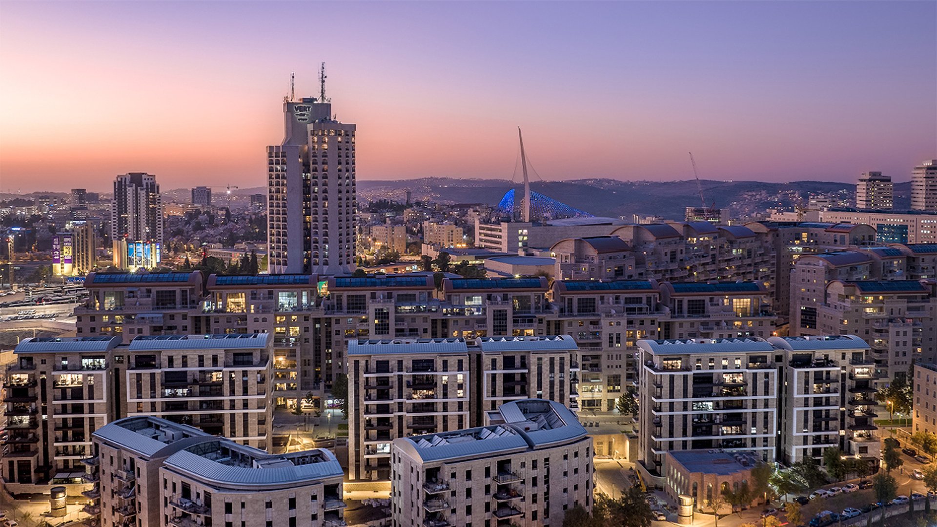 ירושלים בשקיעה